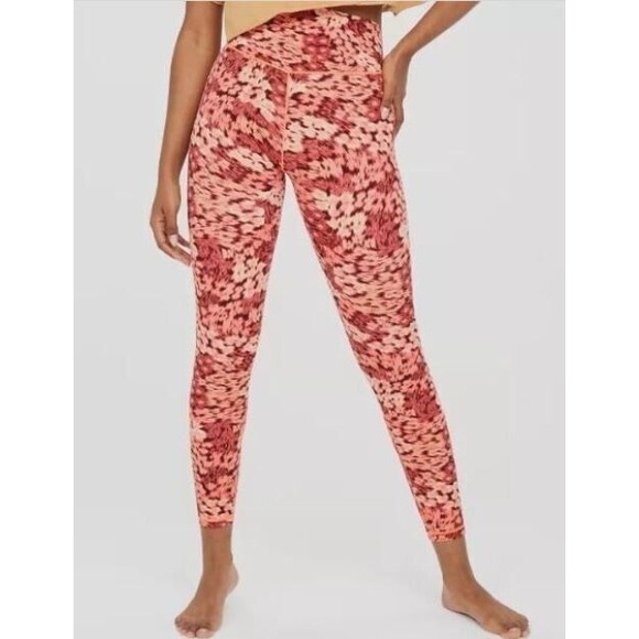 NWT Aerie Offline‎ Womens Pink Real Me Xtra 7/8 Leggings Size Small - Picture 1 of 8